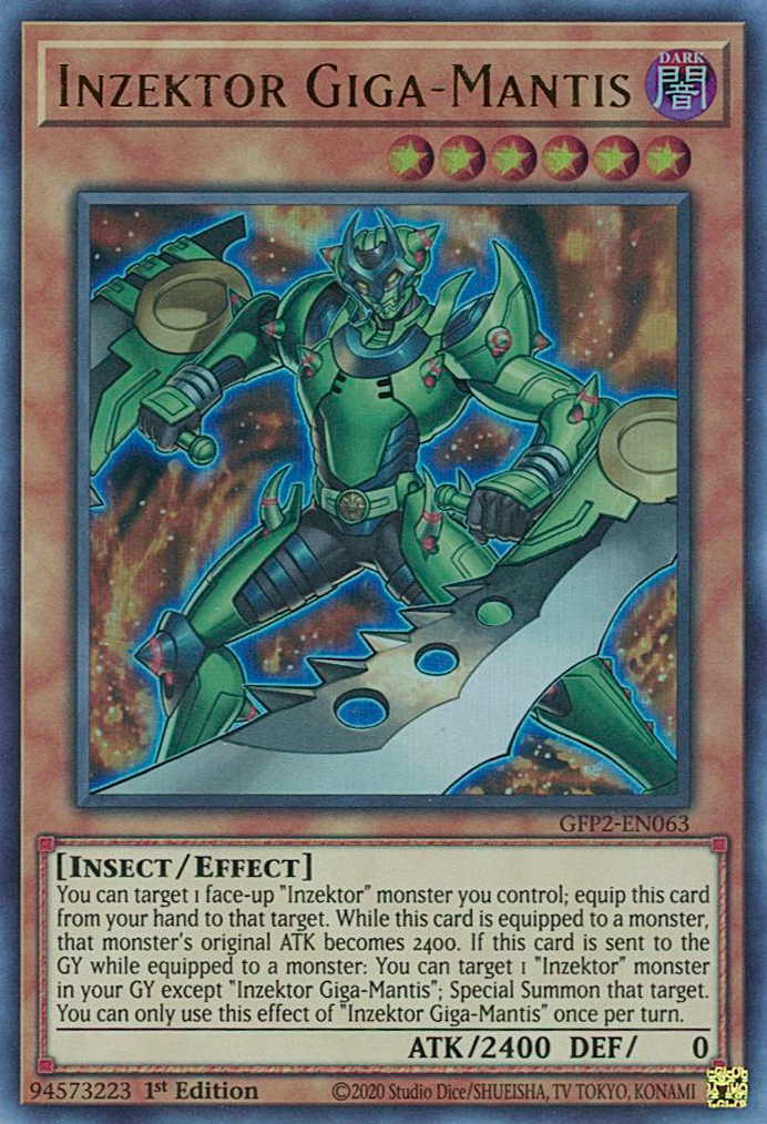 Inzektor Giga-Mantis [GFP2-EN063] Ultra Rare | Gear Gaming Fayetteville