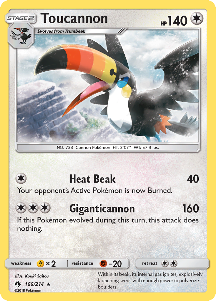 Toucannon (166/214) [Sun & Moon: Lost Thunder] | Gear Gaming Fayetteville