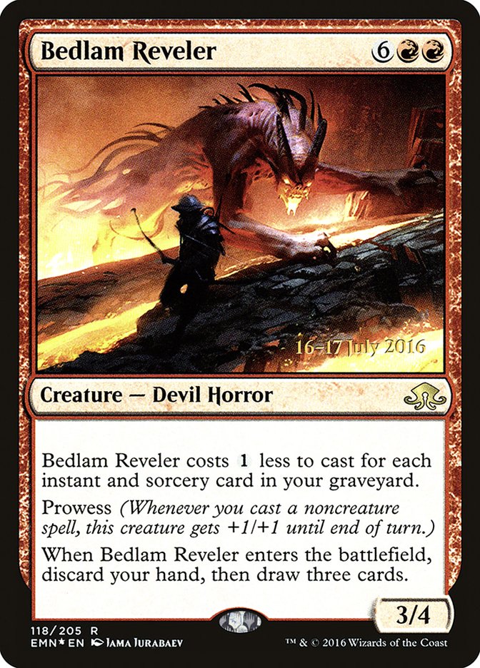 Bedlam Reveler [Eldritch Moon Prerelease Promos] | Gear Gaming Fayetteville