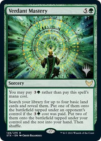 Verdant Mastery (Promo Pack) [Strixhaven: School of Mages Promos] | Gear Gaming Fayetteville