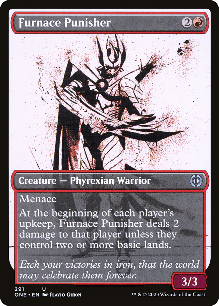 Furnace Punisher (Showcase Ichor) [Phyrexia: All Will Be One] | Gear Gaming Fayetteville