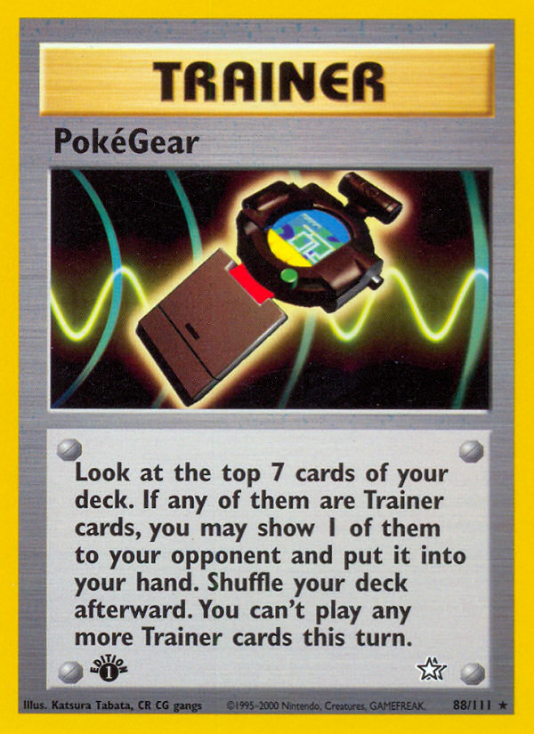 PokeGear (88/111) [Neo Genesis 1st Edition] | Gear Gaming Fayetteville