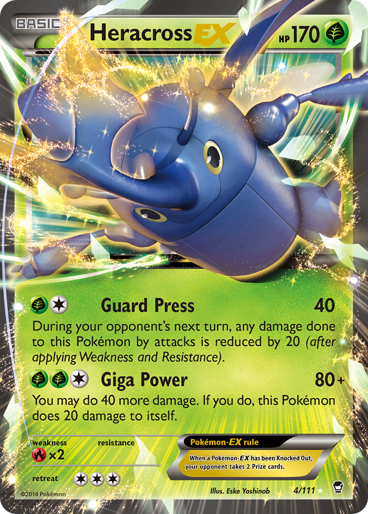 Heracross EX (4/111) [XY: Furious Fists] | Gear Gaming Fayetteville