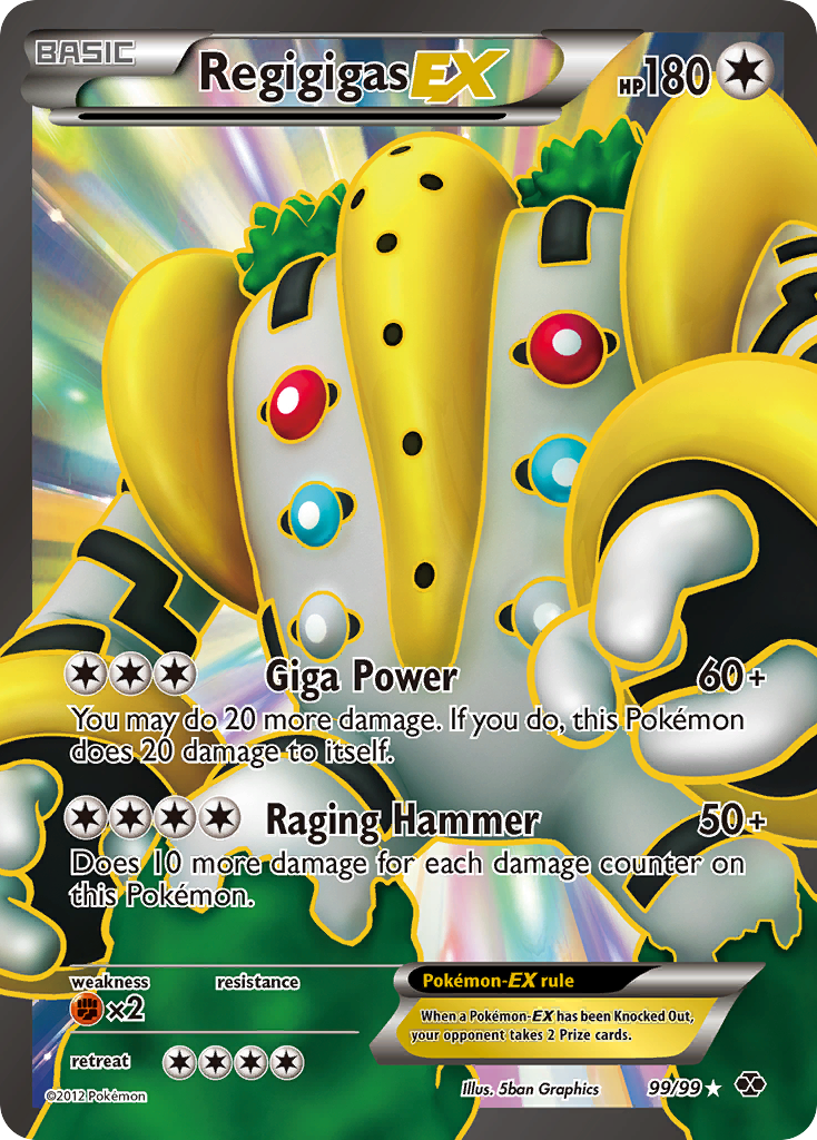 Regigigas EX (99/99) [Black & White: Next Destinies] | Gear Gaming Fayetteville