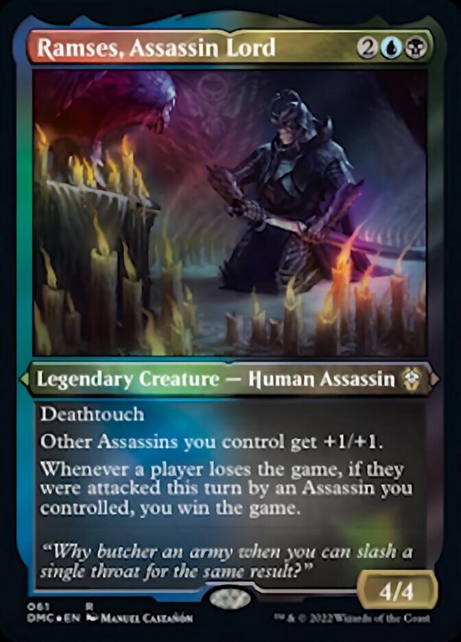 Ramses, Assassin Lord (Foil Etched) [Dominaria United Commander] | Gear Gaming Fayetteville