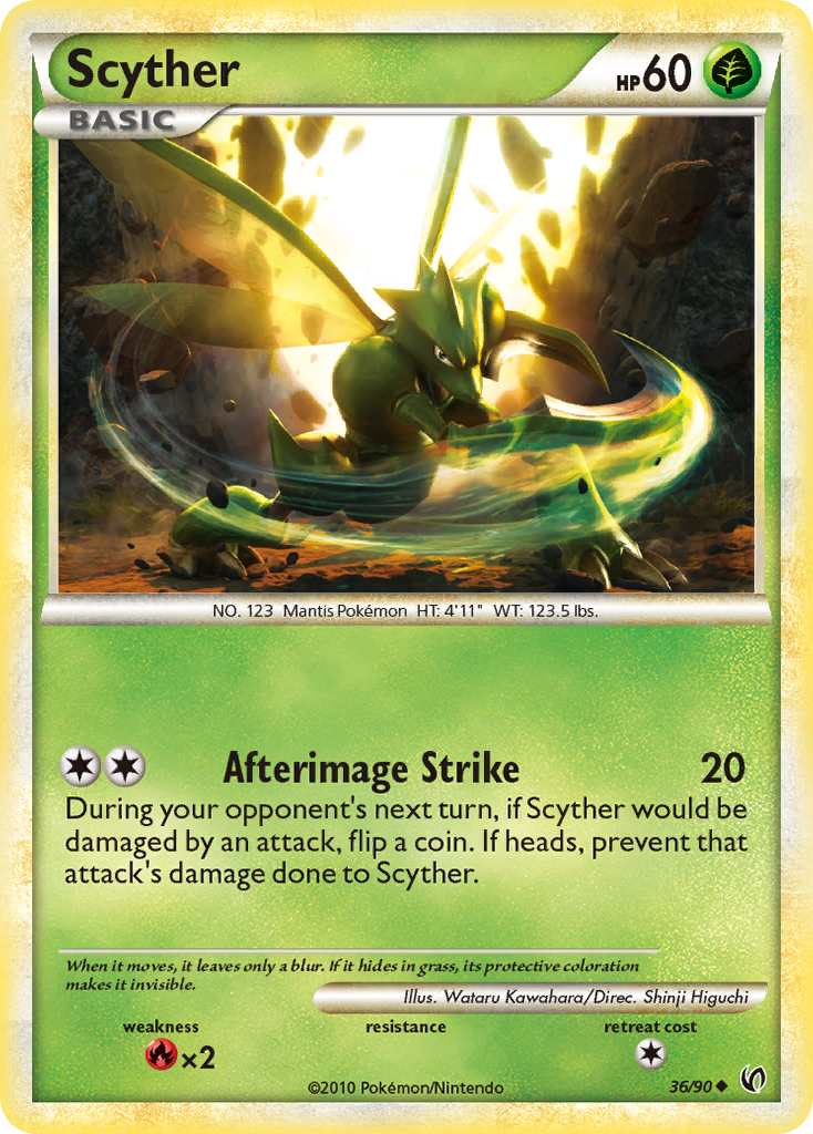 Scyther (36/90) [HeartGold & SoulSilver: Undaunted] | Gear Gaming Fayetteville