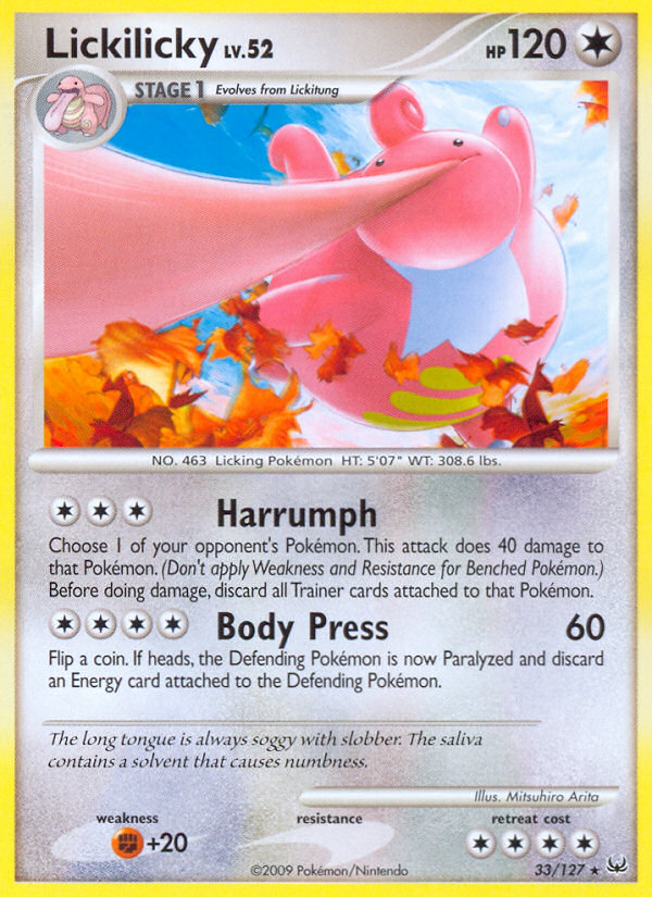 Lickilicky (33/127) [Platinum: Base Set] | Gear Gaming Fayetteville