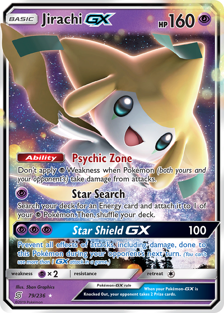 Jirachi GX (79/236) [Sun & Moon: Unified Minds] | Gear Gaming Fayetteville
