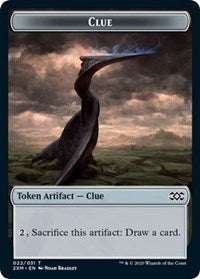 Clue // Wurm (030) Double-Sided Token [Double Masters Tokens] | Gear Gaming Fayetteville