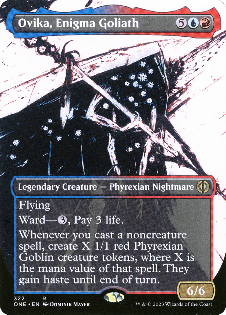 Ovika, Enigma Goliath (Borderless Ichor) [Phyrexia: All Will Be One] | Gear Gaming Fayetteville