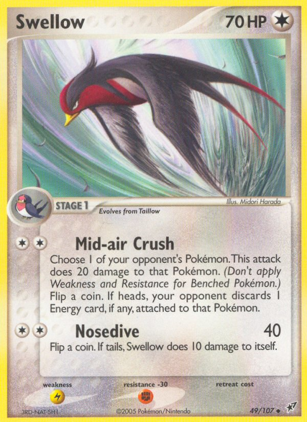 Swellow (49/107) [EX: Deoxys] | Gear Gaming Fayetteville