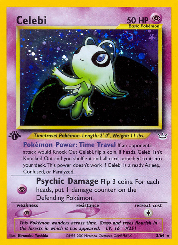 Celebi (3/64) [Neo Revelation 1st Edition] | Gear Gaming Fayetteville