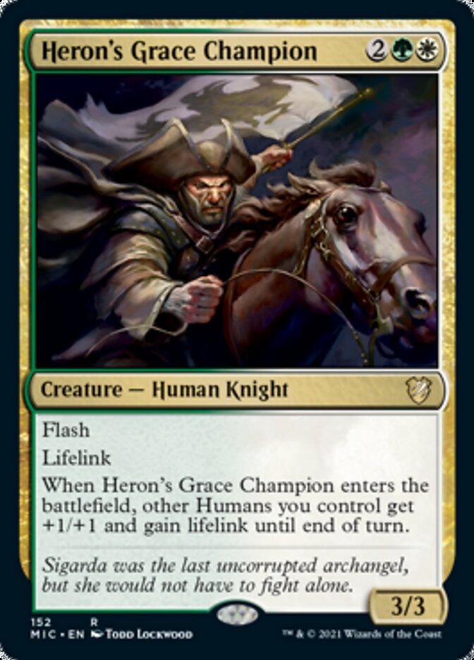 Heron's Grace Champion [Innistrad: Midnight Hunt Commander] | Gear Gaming Fayetteville