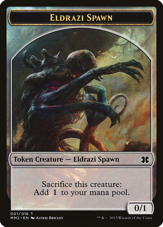 Eldrazi Spawn Token (001/016) [Modern Masters 2015 Tokens] | Gear Gaming Fayetteville