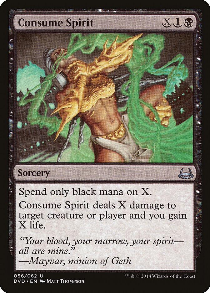 Consume Spirit (Divine vs. Demonic) [Duel Decks Anthology] | Gear Gaming Fayetteville