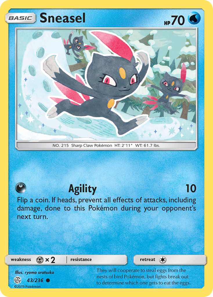 Sneasel (43/236) [Sun & Moon: Cosmic Eclipse] | Gear Gaming Fayetteville