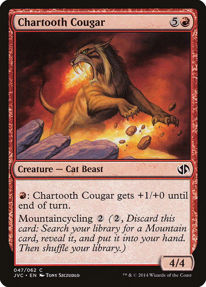 Chartooth Cougar [Duel Decks Anthology] | Gear Gaming Fayetteville