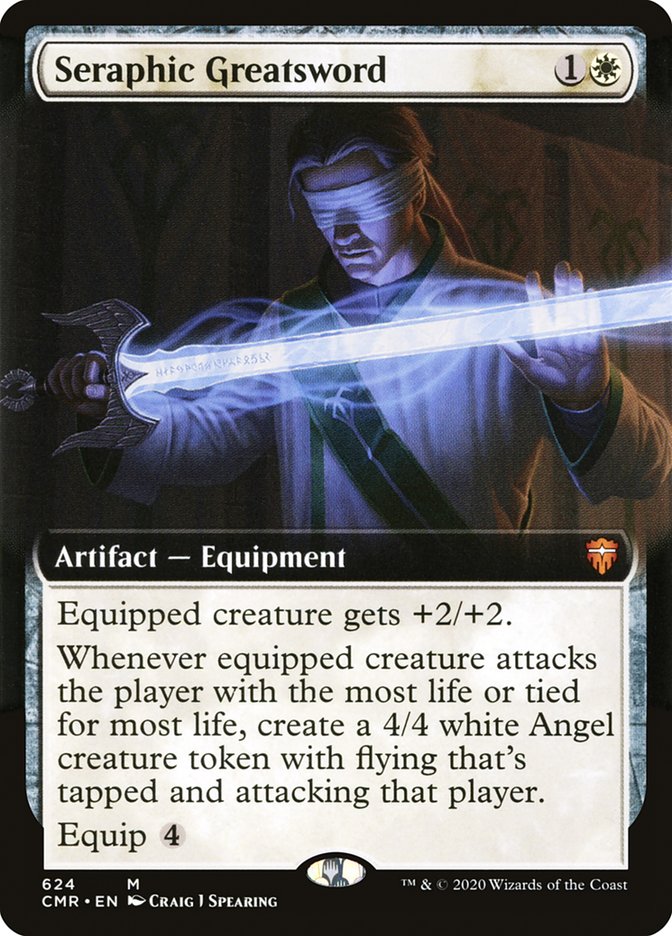 Seraphic Greatsword (Extended Art) [Commander Legends] | Gear Gaming Fayetteville