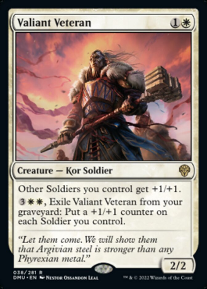 Valiant Veteran [Dominaria United] | Gear Gaming Fayetteville