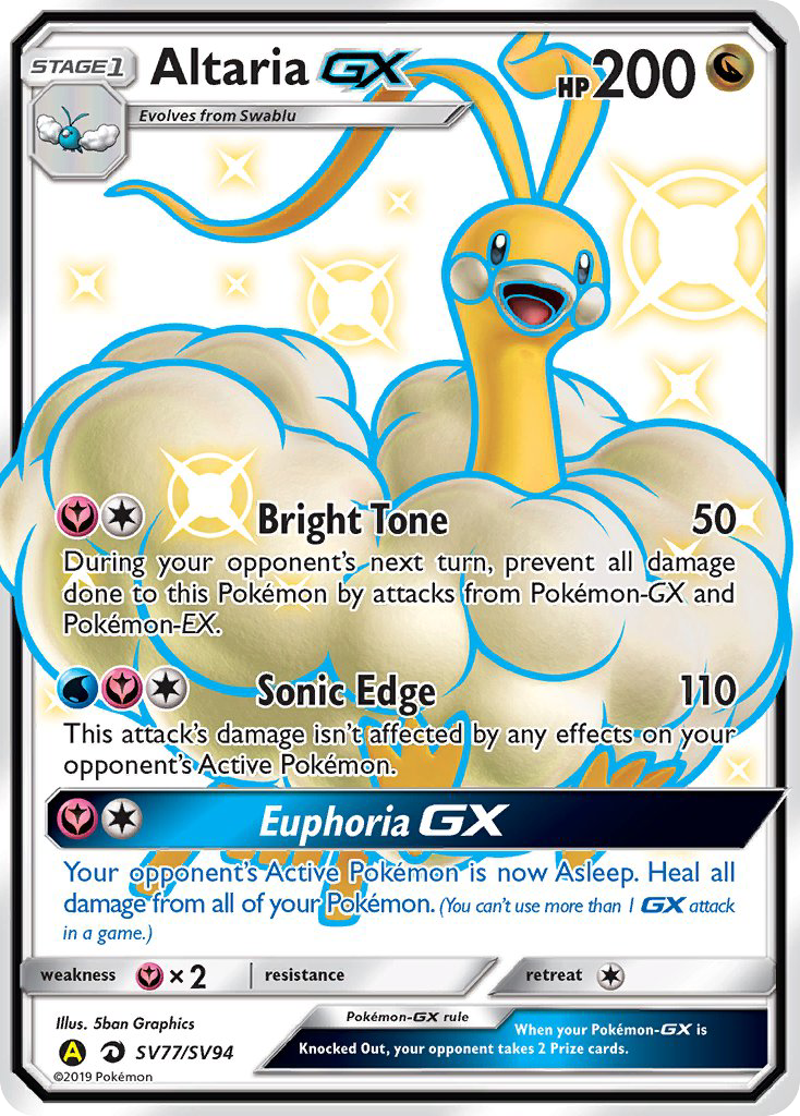 Altaria GX (SV77/SV94) [Sun & Moon: Hidden Fates - Shiny Vault] | Gear Gaming Fayetteville