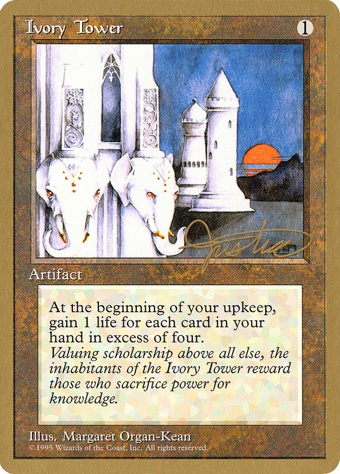 Ivory Tower (Mark Justice) [Pro Tour Collector Set] | Gear Gaming Fayetteville