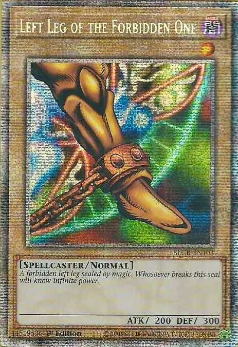 Left Leg of the Forbidden One [BLCR-EN103] Starlight Rare | Gear Gaming Fayetteville