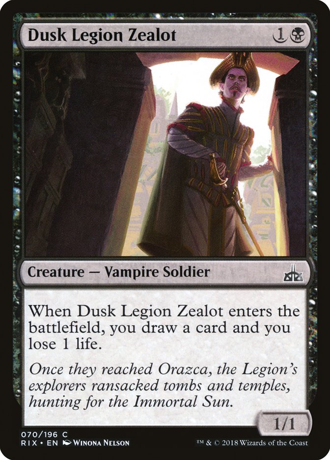 Dusk Legion Zealot [Rivals of Ixalan] | Gear Gaming Fayetteville