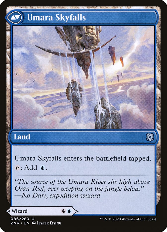 Umara Wizard // Umara Skyfalls [Zendikar Rising] | Gear Gaming Fayetteville