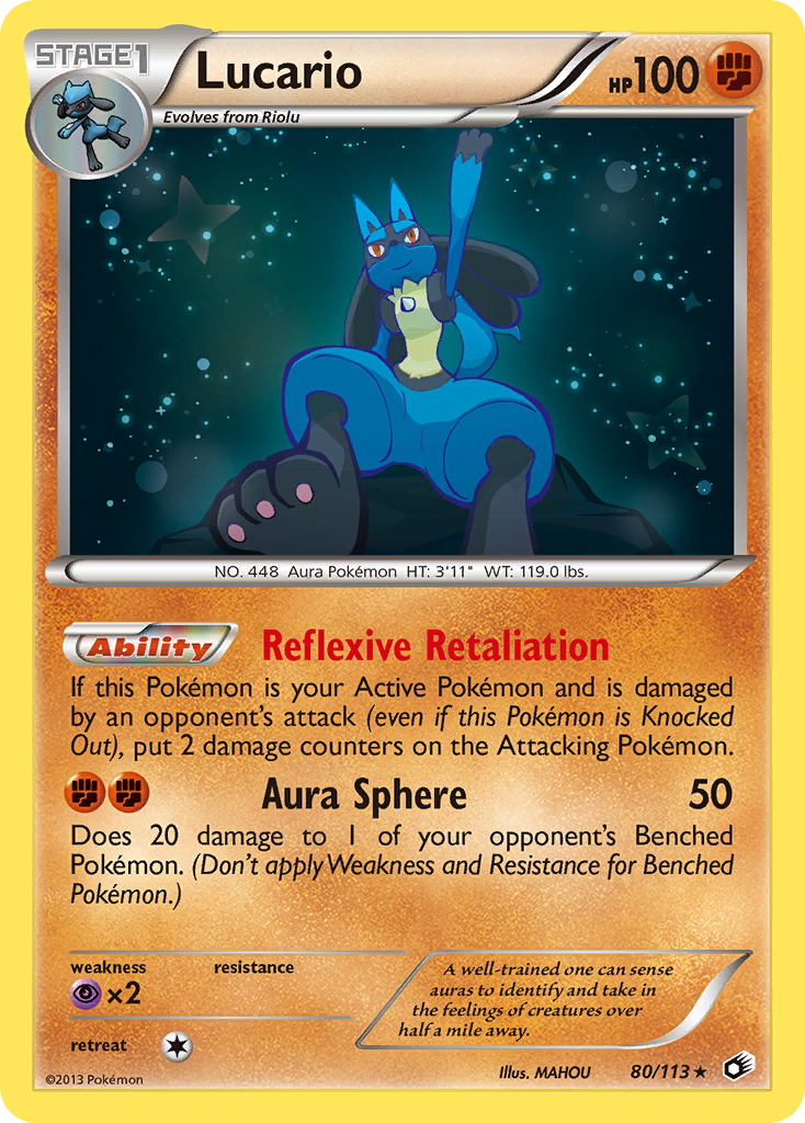 Lucario (80/113) [Black & White: Legendary Treasures] | Gear Gaming Fayetteville