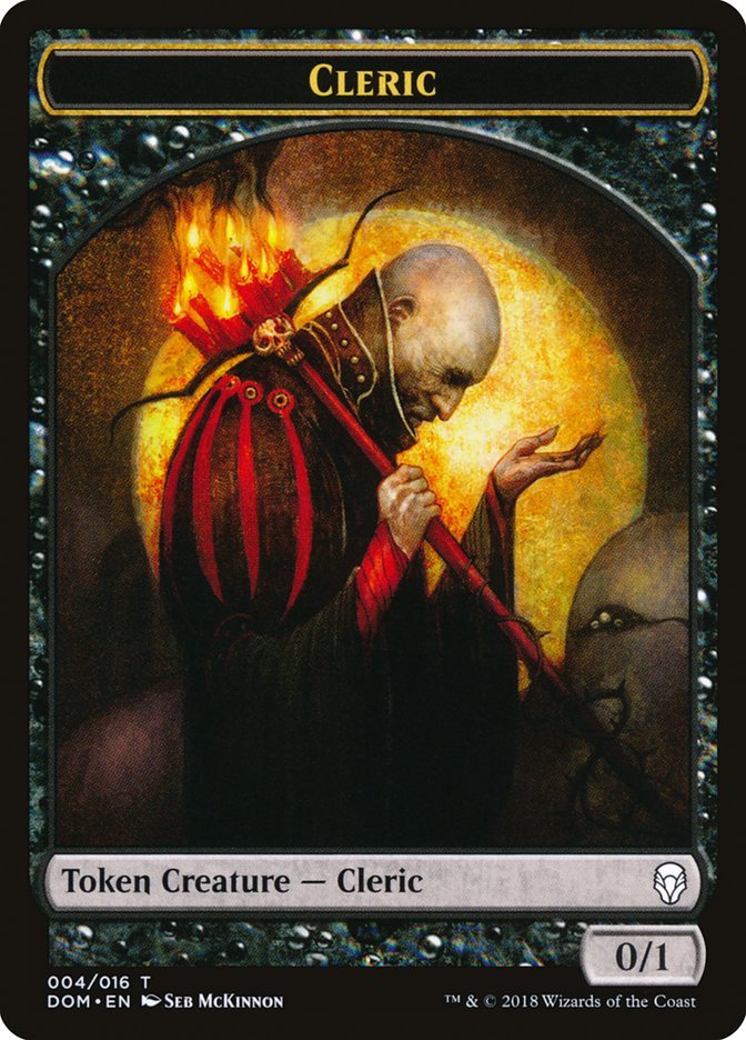 Cleric Token [Dominaria Tokens] | Gear Gaming Fayetteville