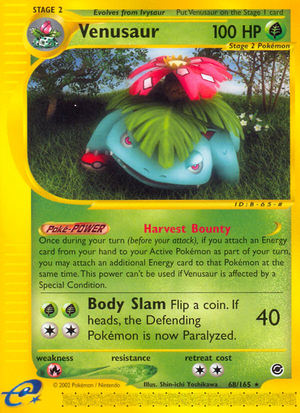 Venusaur (68/165) [Expedition: Base Set] | Gear Gaming Fayetteville