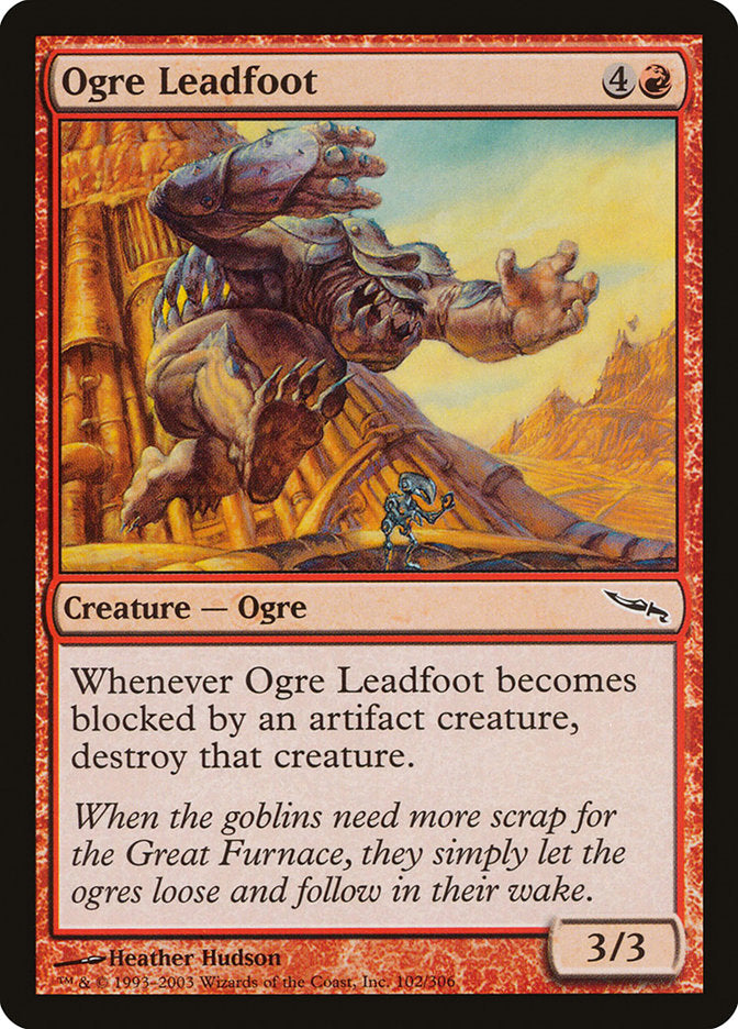 Ogre Leadfoot [Mirrodin] | Gear Gaming Fayetteville