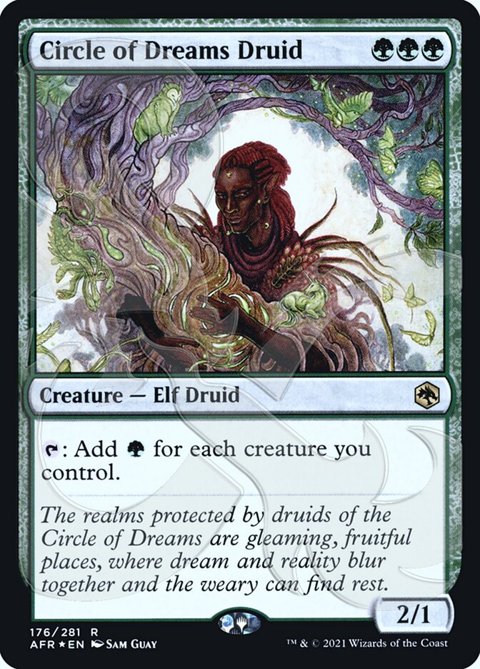 Circle of Dreams Druid (Ampersand Promo) [Dungeons & Dragons: Adventures in the Forgotten Realms Promos] | Gear Gaming Fayetteville