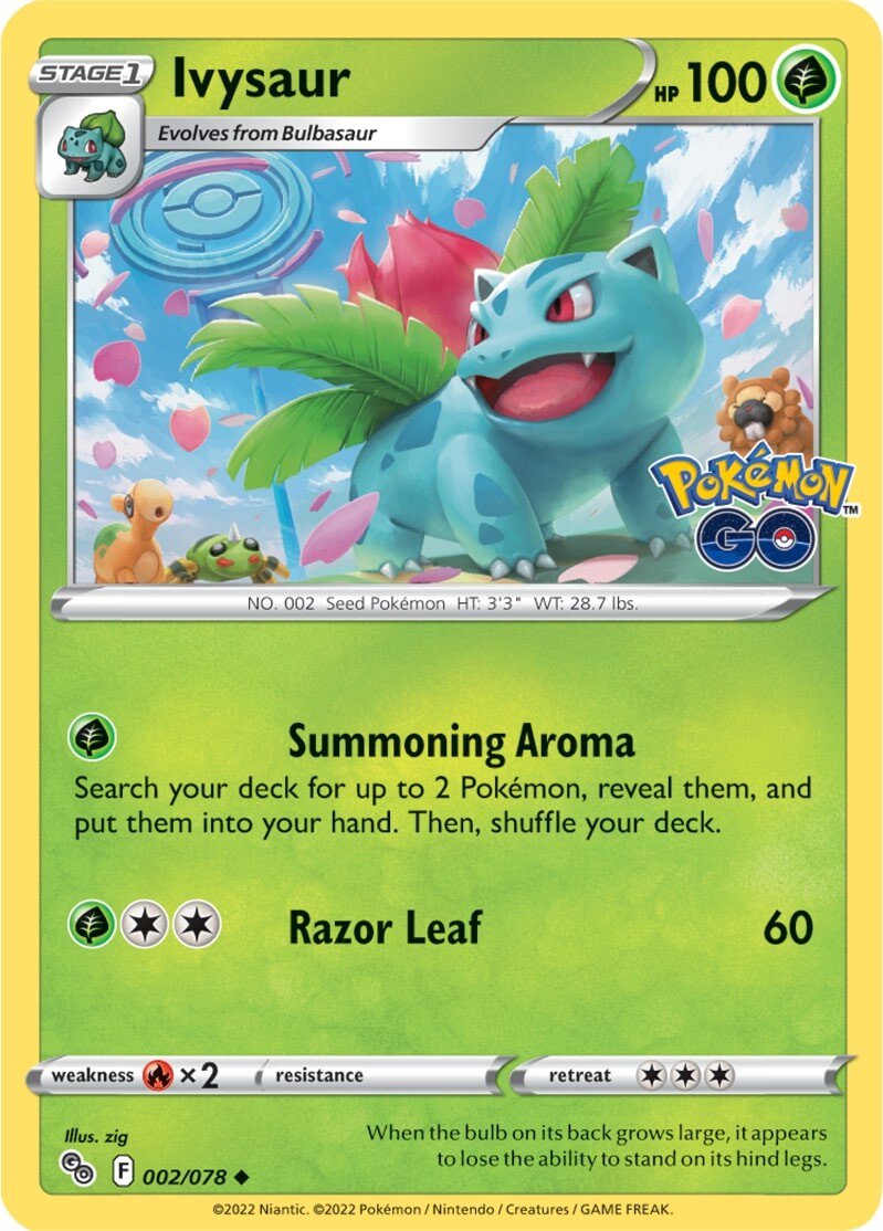 Ivysaur (002/078) [Pokémon GO] | Gear Gaming Fayetteville