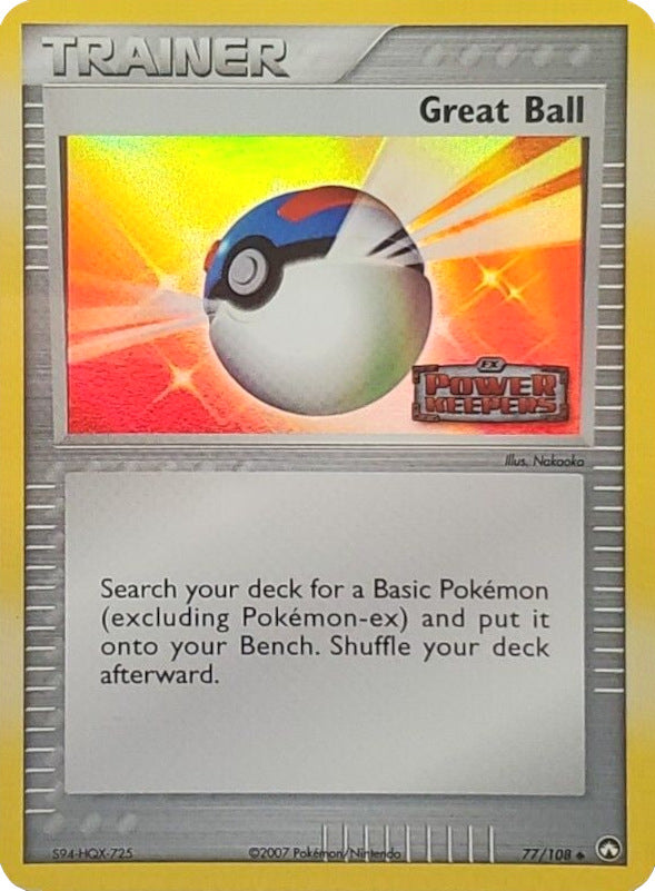 Great Ball (77/108) (Stamped) [EX: Power Keepers] | Gear Gaming Fayetteville