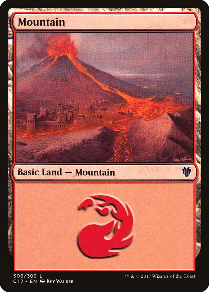 Mountain (306) [Commander 2017] | Gear Gaming Fayetteville