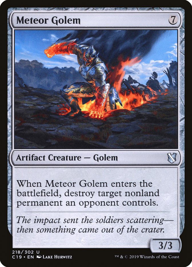 Meteor Golem [Commander 2019] | Gear Gaming Fayetteville