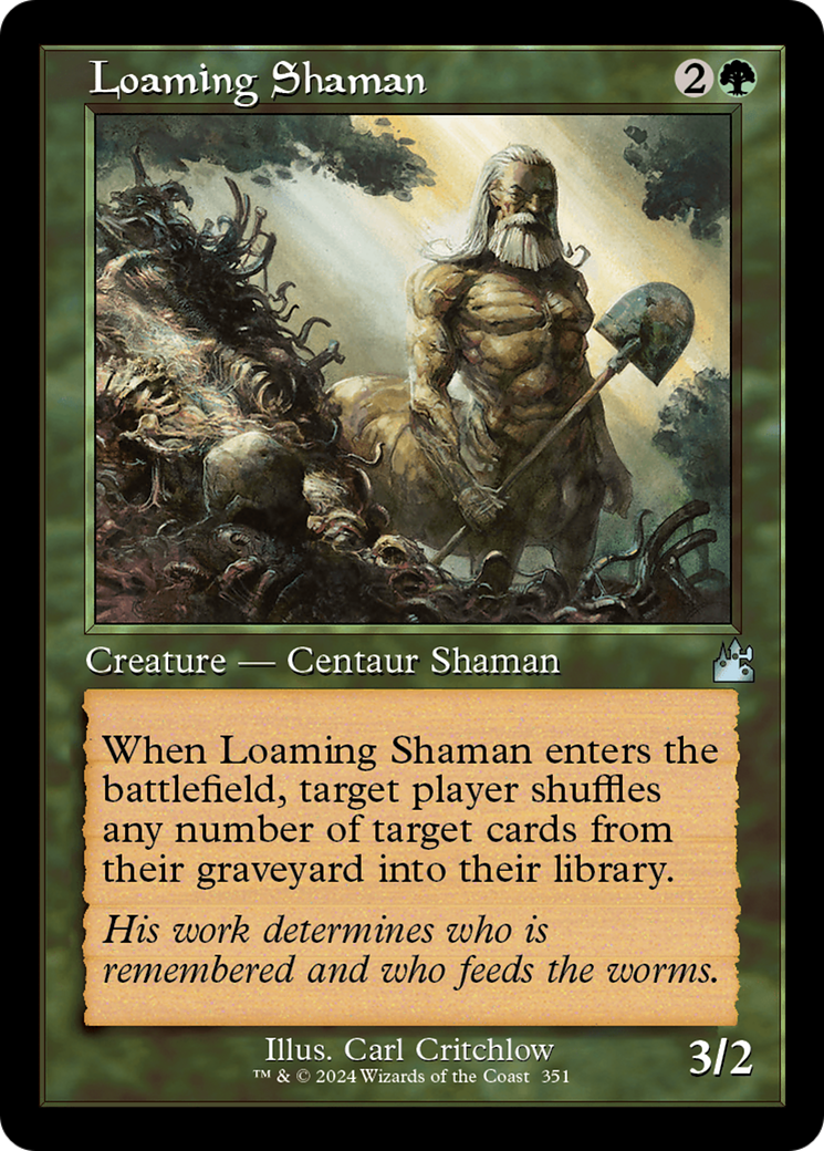 Loaming Shaman (Retro Frame) [Ravnica Remastered] | Gear Gaming Fayetteville