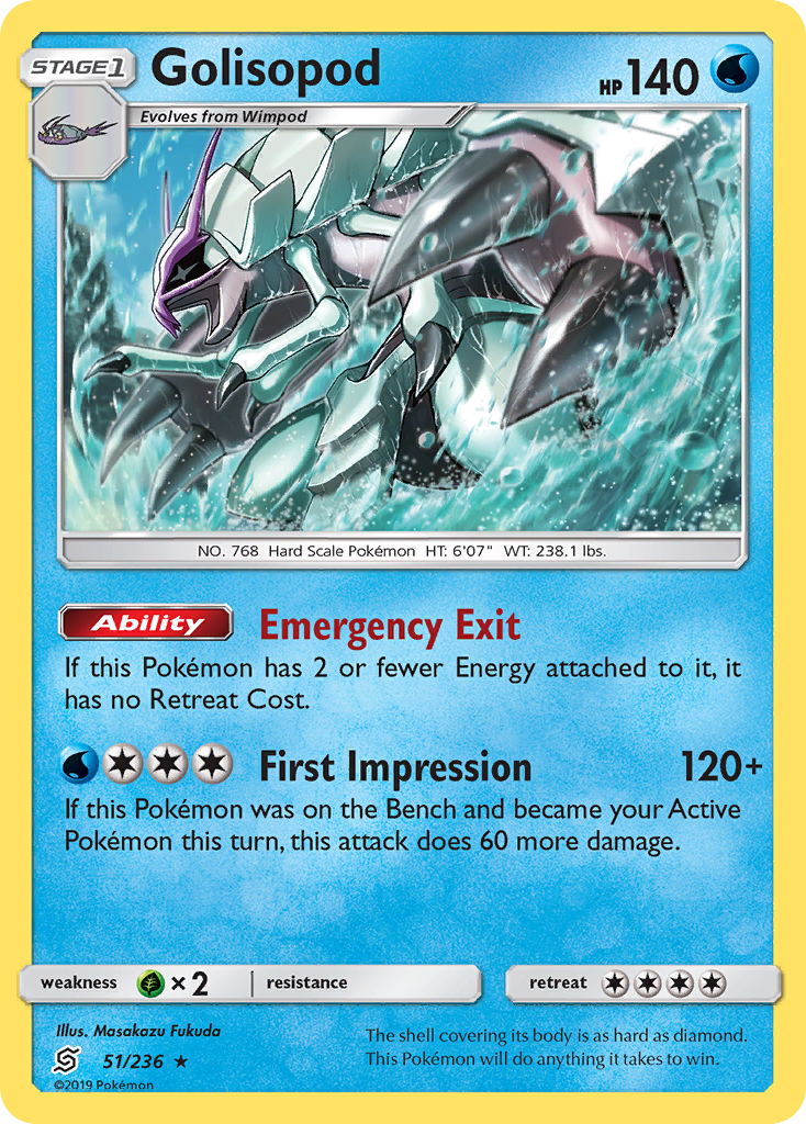 Golisopod (51/236) [Sun & Moon: Unified Minds] | Gear Gaming Fayetteville