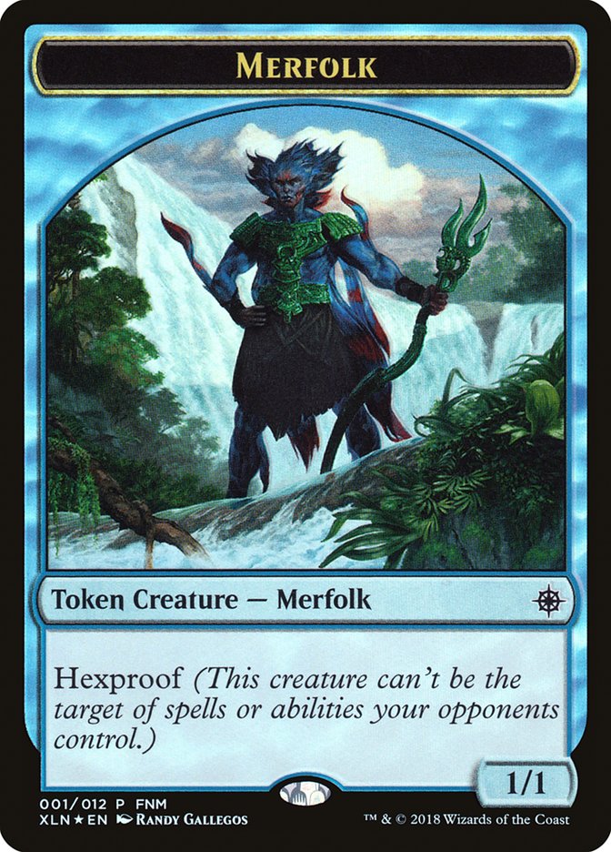 Merfolk // Treasure Double-Sided Token [Friday Night Magic 2018] | Gear Gaming Fayetteville