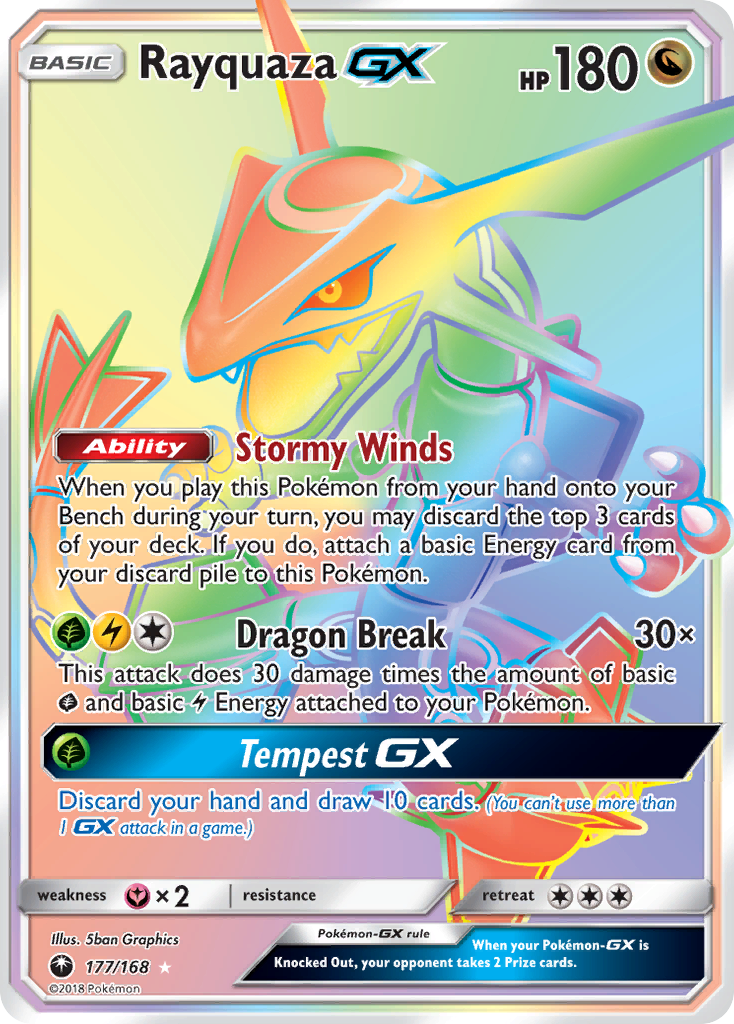 Rayquaza GX (177/168) [Sun & Moon: Celestial Storm] | Gear Gaming Fayetteville