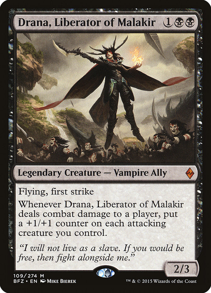 Drana, Liberator of Malakir [Battle for Zendikar] | Gear Gaming Fayetteville