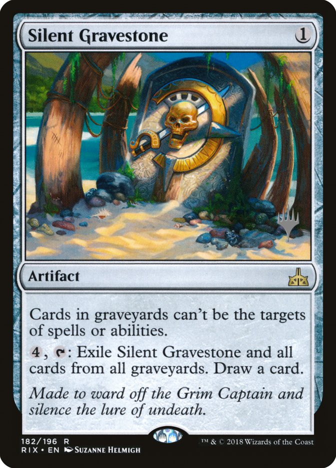 Silent Gravestone (Promo Pack) [Rivals of Ixalan Promos] | Gear Gaming Fayetteville