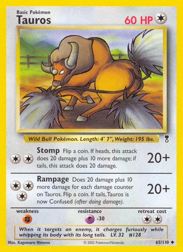 Tauros (65/110) [Legendary Collection] | Gear Gaming Fayetteville