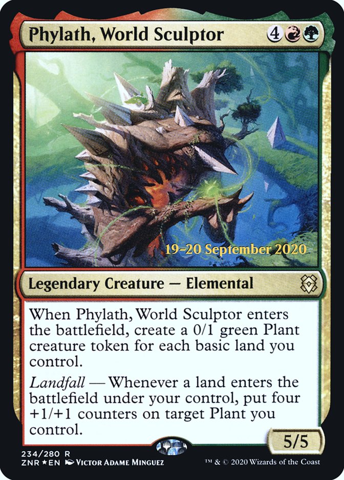 Phylath, World Sculptor [Zendikar Rising Prerelease Promos] | Gear Gaming Fayetteville