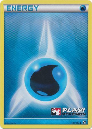 Water Energy (107/114) (Play Pokemon Promo) [Black & White: Base Set] | Gear Gaming Fayetteville