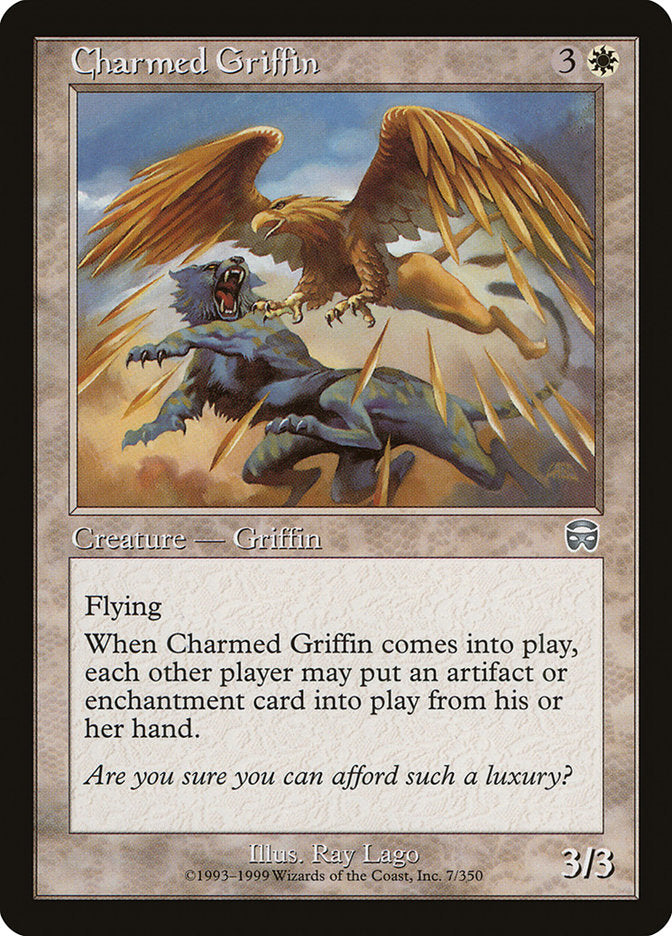 Charmed Griffin [Mercadian Masques] | Gear Gaming Fayetteville