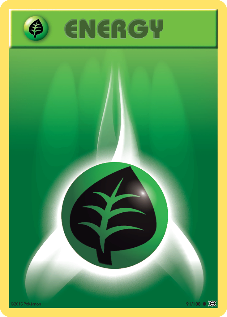 Grass Energy (91/108) [XY: Evolutions] | Gear Gaming Fayetteville