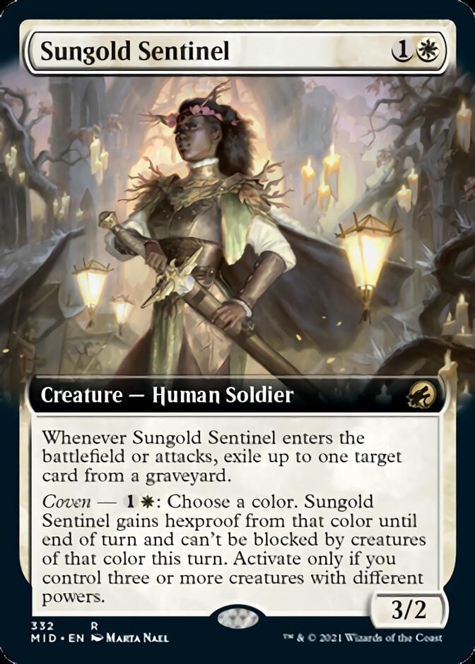 Sungold Sentinel (Extended Art) [Innistrad: Midnight Hunt] | Gear Gaming Fayetteville