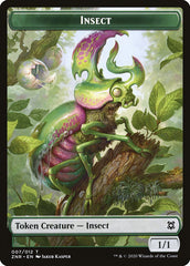 Cat Beast // Insect Double-Sided Token [Zendikar Rising Tokens] | Gear Gaming Fayetteville